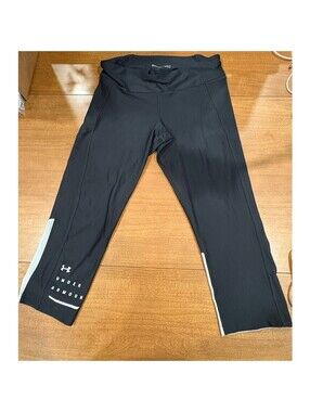 Under Armour Women's Heatgear Capri Tight Leggings Black XS NEW Compression-151